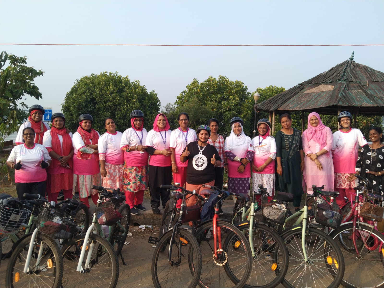 SheCycling training group