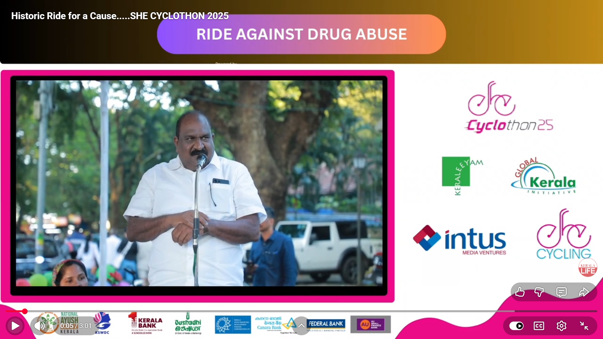 Kerala Life : Historic Ride for a Cause.....SHE CYCLOTHON 2025