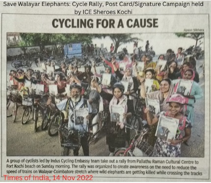 Cycling for a Cause — Save Walayar Elephants